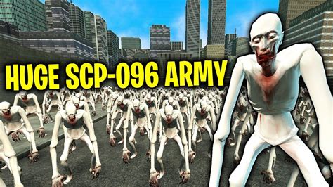 HUGE SCP 096 ARMY TAKES OVER CITY Garry S Mod SCP Survival Gmod