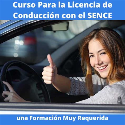 Curso En Línea Para La Licencia De Conducción Con El Sence Una