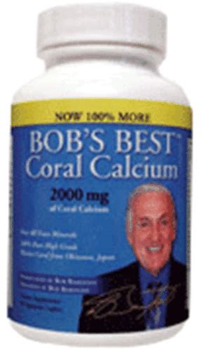 Coral Calcium Bobs Best 2000mg Barefoot Supreme Alkalize Minerals Joint