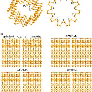 A The Atomic Structure Of A Doped 0 11 APNT One Supper Cell