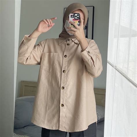 Jual MIA AMANDA YUKI SHIRT KEMEJA BASIC KEMEJA LINEN Shopee