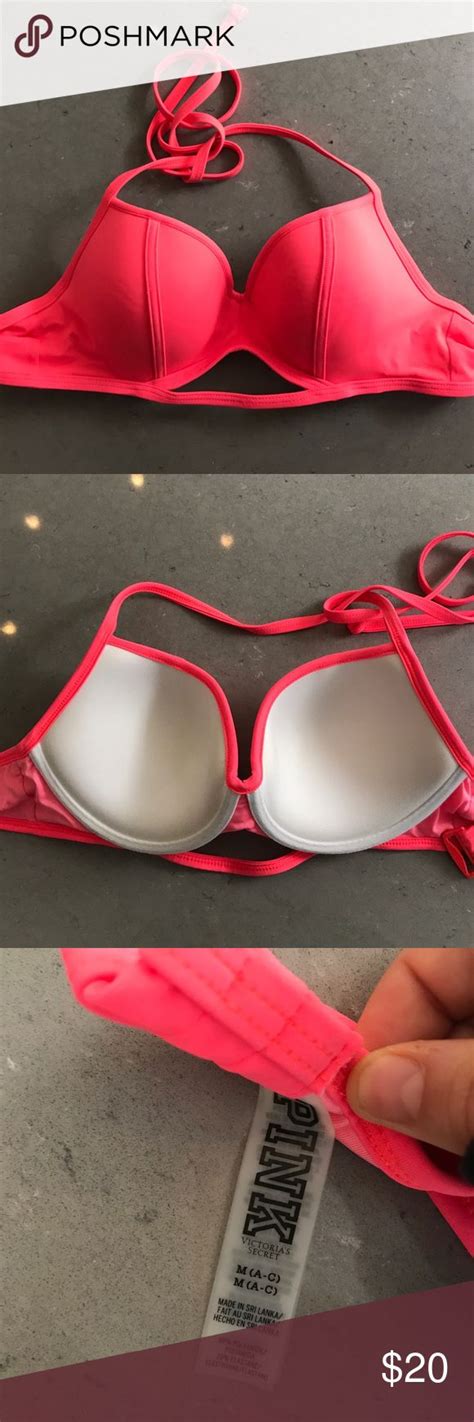 Victoria Secret Pink Push Up Bikini Top Never Worn In Perfect