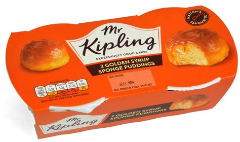 Michelles Specialities Mr Kipling 2 Golden Syrup Sponge Puddings 190g