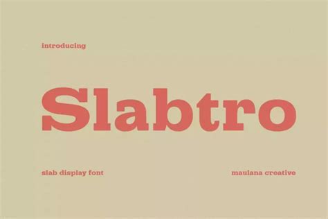 50 Best Slab Serif Fonts Design Shack