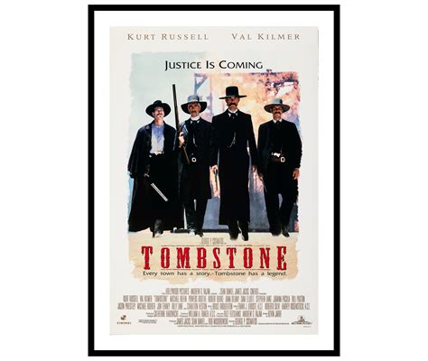 Tombstone Movie Poster Print Etsy