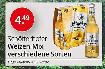 Schöfferhofer Weizen mix Verschiedene Sorten Angebot bei Sagasser