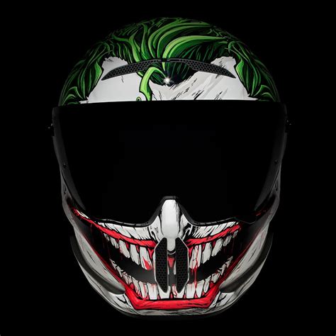 Ruroc Atlas 40 The Joker Full Face Bluetooth Motorcycle Helmet Ruroc