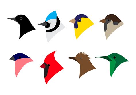 Bird Head Icon Vector 121097 Vector Art at Vecteezy