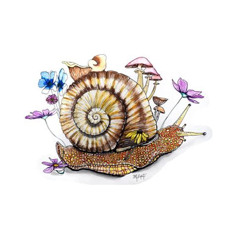 My Watercolor Snart Called Patience” Rsnails