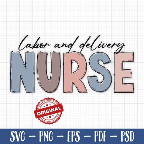 The Words Nurse And Delivery Nurse Are Shown