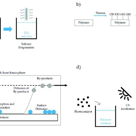 Schematic Representation Of The Immobilization Process On The Surface