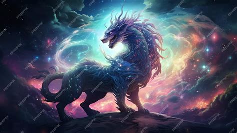 Premium Ai Image Legendary Qilin Creature Kirin Of Chinese Mythology