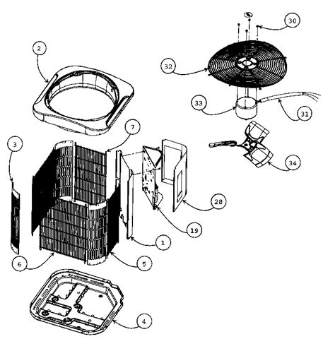 Cabinet Parts Diagram And Parts List For Model 25hbr324g0030010 Carrier