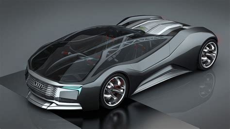 Audi inspired F-Tron design concept is a nuclear-powered supercar