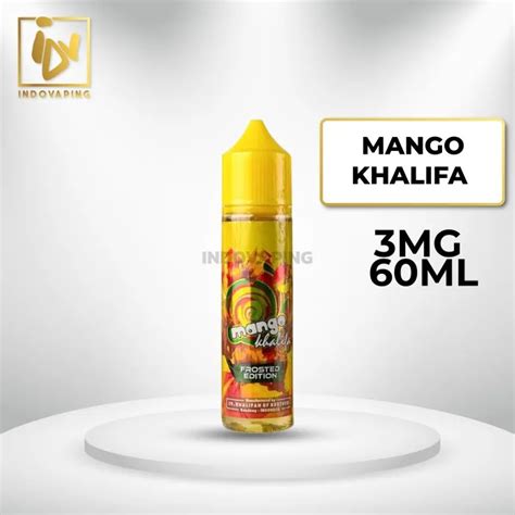 Liquid Vape Vapor Mango Khalifa 3mg 60ml By Khalifa Brother Indovaping