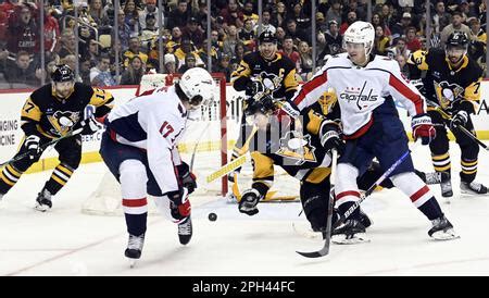 Washington Capitals Right Wing Nicolas Aube Kubel 96 In Action During