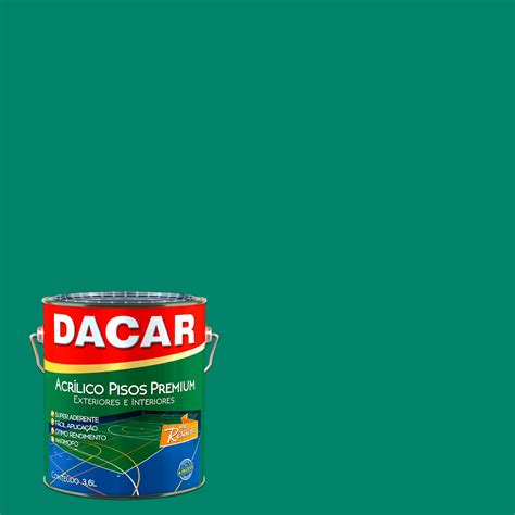 PINTURA ACRILICO P PISO DACAR 3 6 LTS VERDE Delia Elisa S A