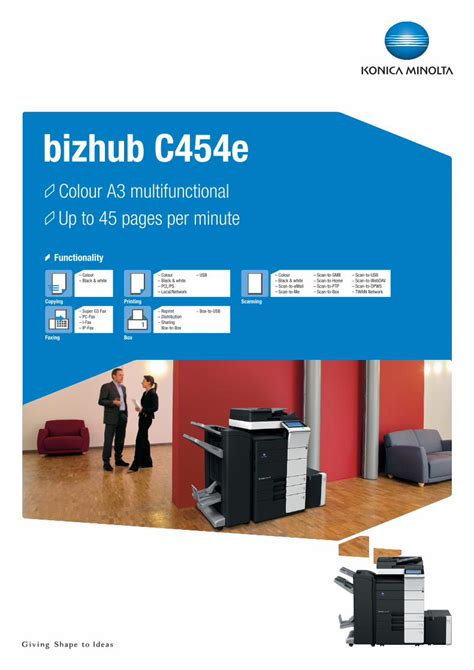 Pdf Bizhub C E Datasheet Dokumen Tips