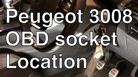 Peugeot 3008 Obd Socket Location Where’s My Diagnostic Port Youtube