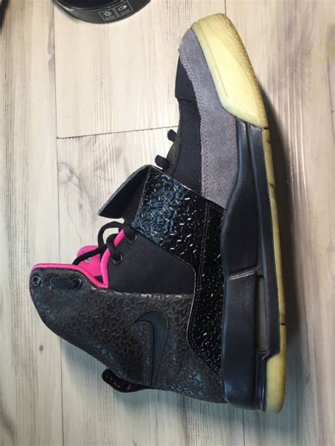 Nike Nike Air Yeezy 1 Black Pink Blink Us 11 Worn No Box | Grailed