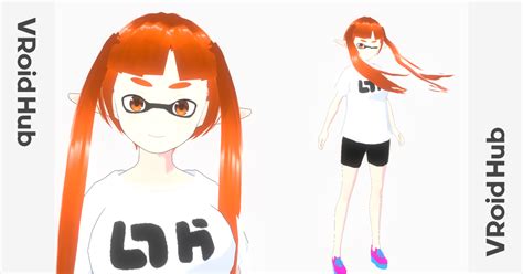 Inkling Girl Inkling Girl Vroid Hub