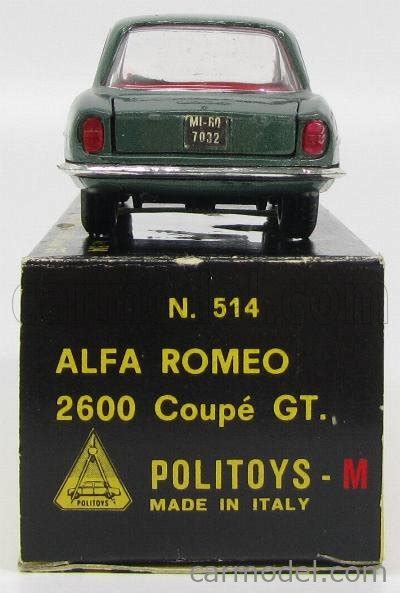 Politoys Polistil Polms Scale Alfa Romeo Sprint Bertone