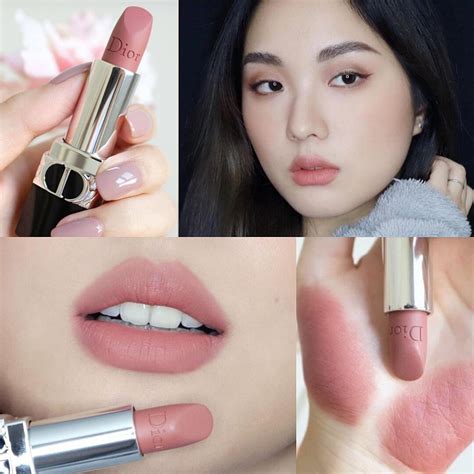 New Rouge Dior Makeup Nude Look Lipstick Swatches Comparison