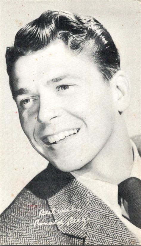 Ronald Reagan Actor Promotional Photo From Warner Bros Postcard ...