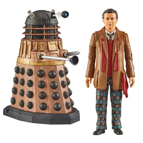 Doctor Who The Seventh Doctor and Axis Strike Squad Dalek Action Figure ...