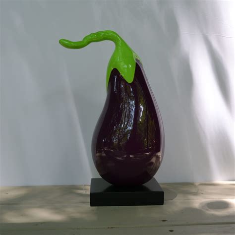 Petite Aubergine Sculpture Jan Kirsh Store