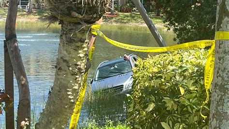 Driver Dead After Crashing Car Into Estero Pond