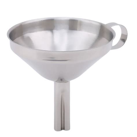 Stainless Steel Large Wide Mouth Filling Funnel With Strainer