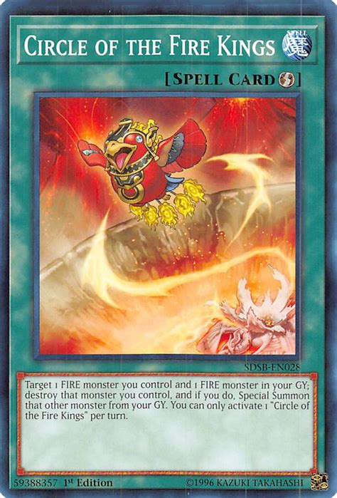 Circle Of The Fire Kings Structure Deck Soulburner YuGiOh