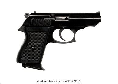 Pistol Isolated On White Background Stock Photo 635302280 | Shutterstock