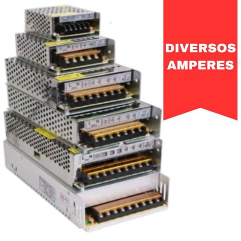 Fonte Chaveada Bivolt Diversos Amperes 5A 10A 15A 20A 30A 50A 12V Para