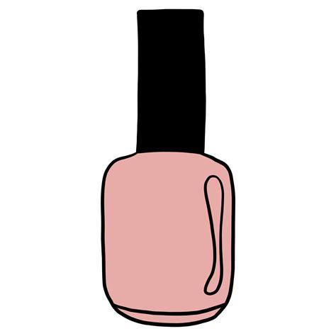 Nude Nail Polish Bottle 42536559 PNG