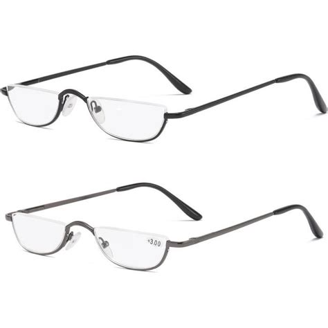 Paires Lunettes De Vue Lecture Demi Lune Lunette Pour Lire Mince