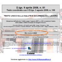 Safety Group D Lgs E Smi Testo Unico Sicurezza Aggiornato Pdf