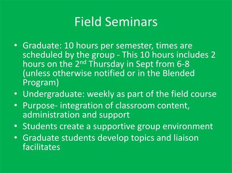 Ppt Field Instructor Orientation Msw Bsw Programs Powerpoint