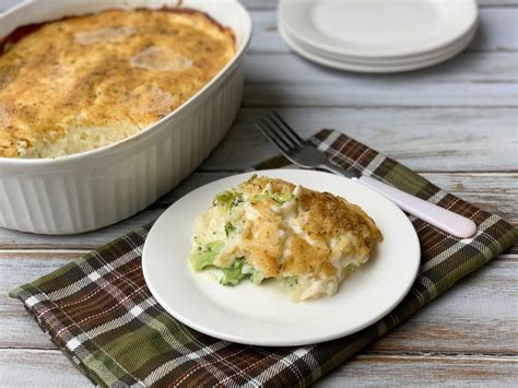 Cheesy Broccoli Potato Casserole Side Dish Recipe