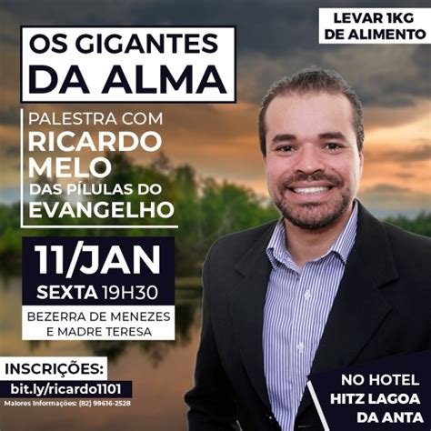 Palestra Ricardo Melo Gigantes Da Alma Bezerra De Menezes E