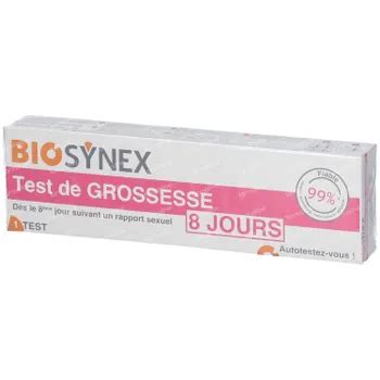 Biosynex Test De Grossesse 8 Jours 1 Test Vente En Ligne