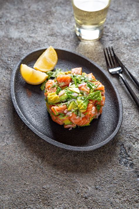 tartare saumon  avocats gourmandizbe