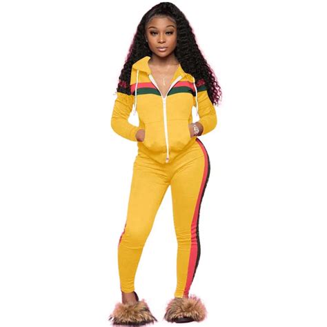 2019 Women S Sports Suits Sexy Tracksuit Women Jogging Suit 2 Two Piece Set Sportswear Track