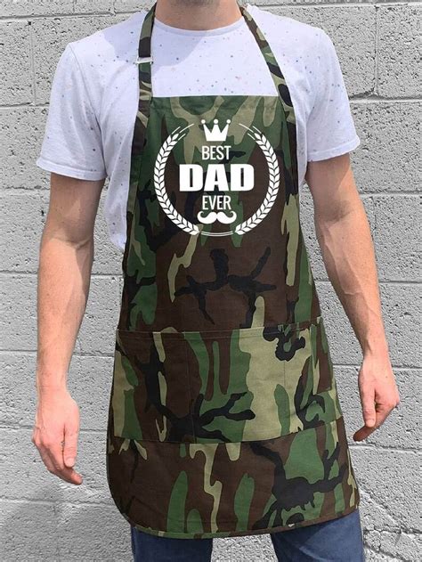 Best Dad Ever Apron / BBQ Gift for Dad or Grandpa / 100% - Etsy