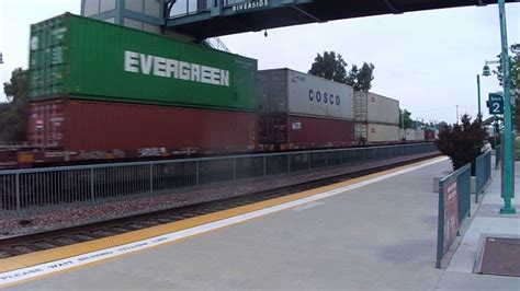 BNSF SD70ACe 8991 Westbound Single Double Stack Intermodal Train