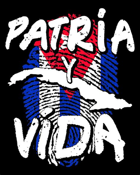 Patria Y Vida Cuba Cuban Freedom Movement Se Acabo Png Digital Art By