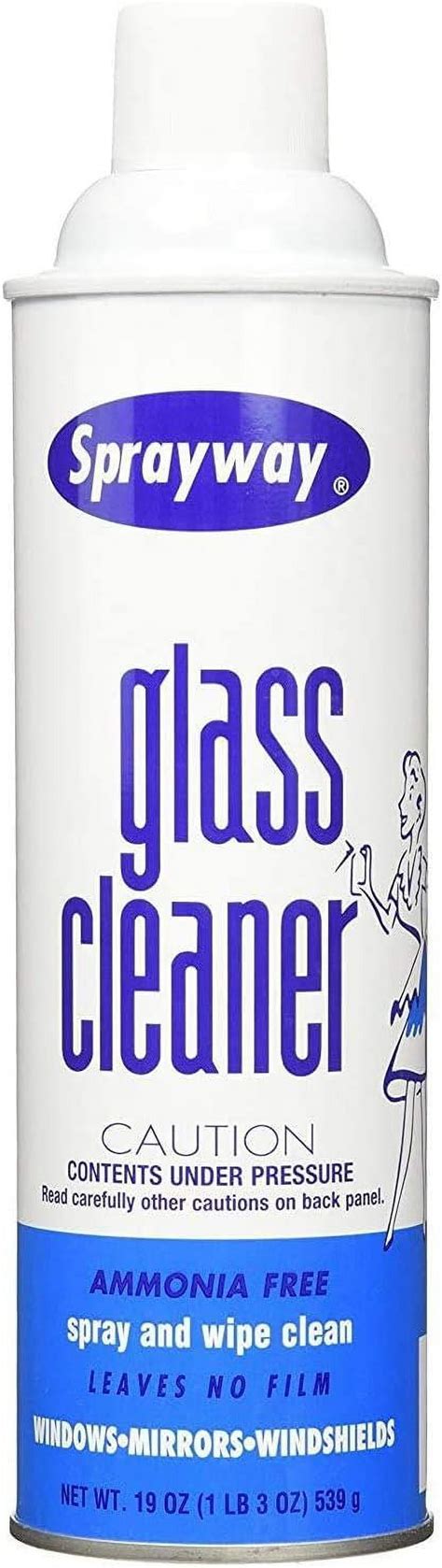 Sprayway Glass Cleaner Sw 050 Ammonia Free 19 Oz Can 2 Pack