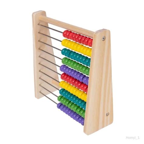 Boulier En Bois Abacus Pour Enfants COLAXI 100 Perles D Addition Et