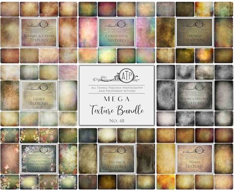 80 Textures Bundle No 48 Fine Art Texture Photo Overlay Photoshop